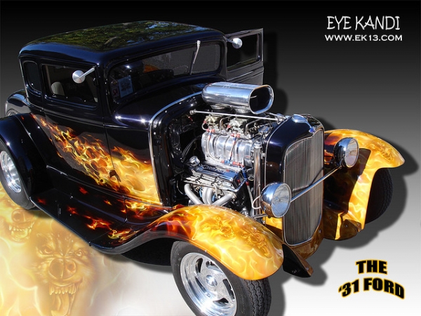 Custom Paint Airbrushing Art Design Car Custom Painting