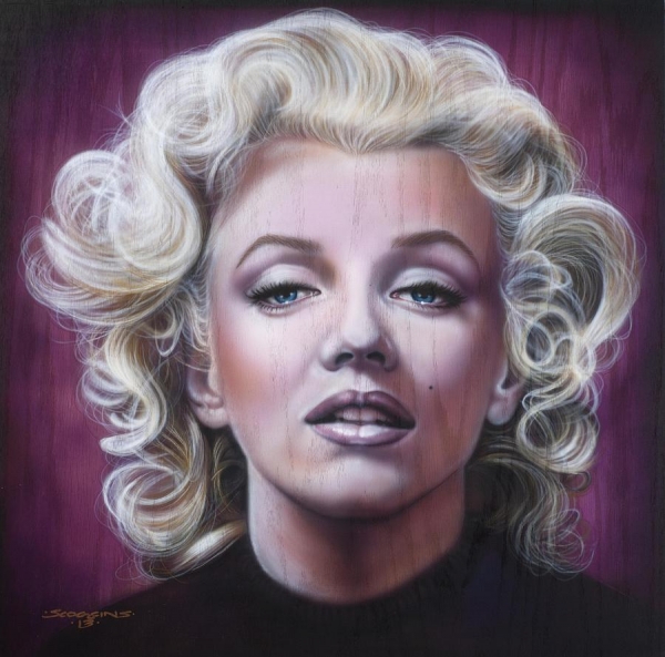 Marilyn Monroe Painting by Tim Scoggins