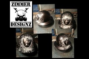Airbrush hard hats and helmets Houston Texas welding hoods - Custom Paint and Print