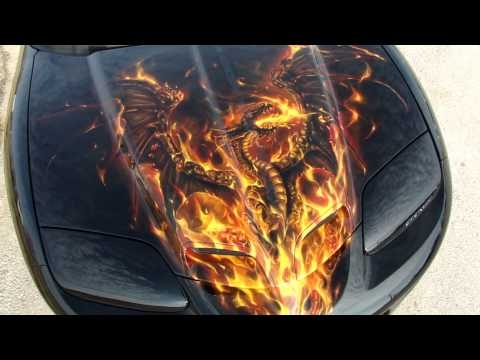 1999 Trans Am w/ Graphix by Mike Lavallee - YouTube - Kustom Airbrush