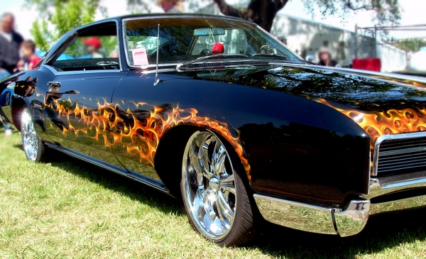 Muscle Car Airbrush Flames