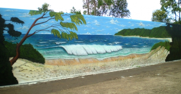 20 METER WALL MURAL - Airbrush Murales