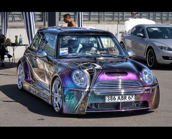 Airbrush n MiniCooper - Elsass Power
 - Tuning Cars Airbrush 