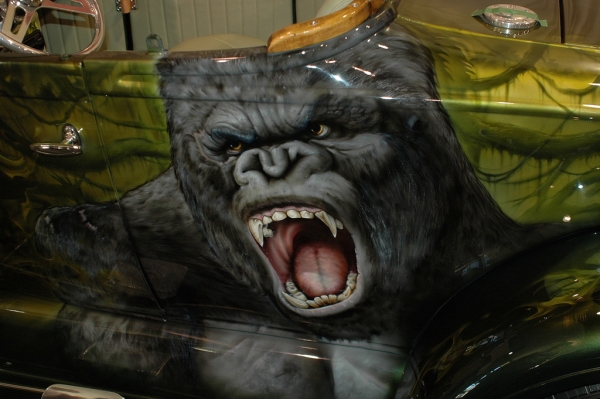Kong - Airbrush kustom painting
