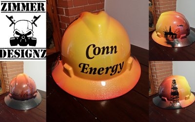 Conn Energy hard hat by ZimmerDesignZ.com