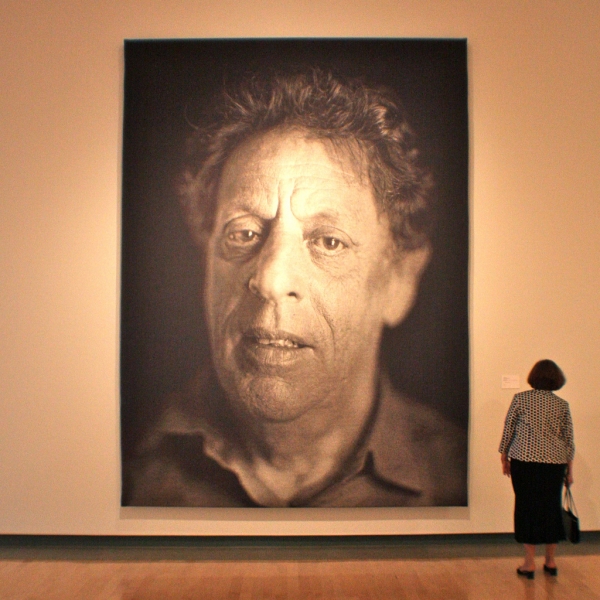 Philip Glass by Chuck Close by Kevin Dooley | Flickr - Fotosharing!
