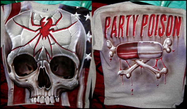 skull Tshirt - Spray-tees.com