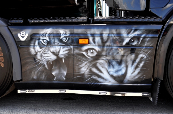 Airbrush on Truck LR62 RJR's detail photo - Kustom Airbrush