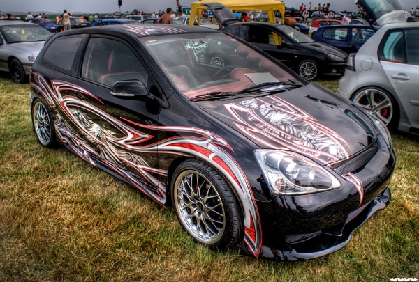 airbrush on honda by Bexter2k5