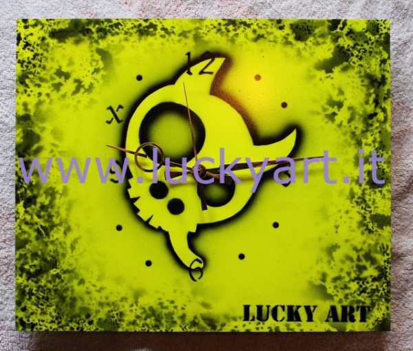 quadrologio "Logo" visita www.luckyart.it e iscriviti alla newsletter per vincere questo orologio e altri premi - kustom watch