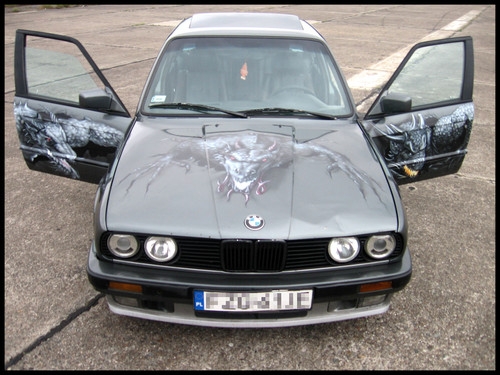 BMW E30 AIRBRUSH CUSTOM PAINTING