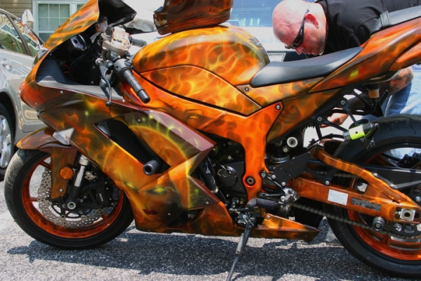 Custom TruFlames painted by Art.O.Torium