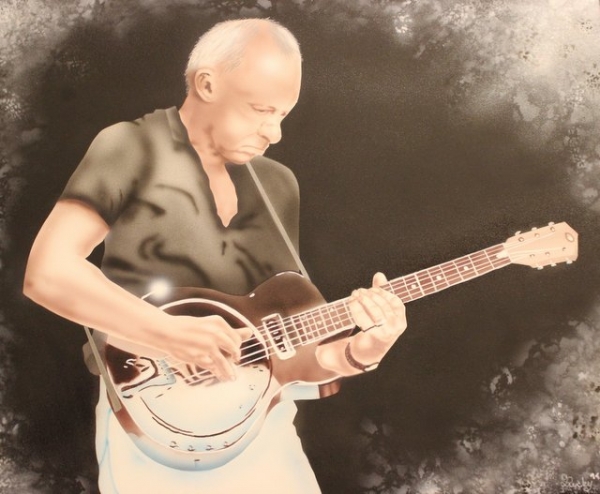 mark knopfler aerografia su tela
visita www.luckyart.it - Airbrush Artwoks