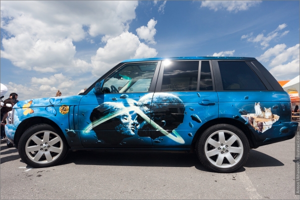 Range Rover airbrushed