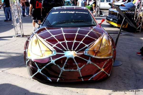 Spider Man - Airbrush on toyota celica spiderman