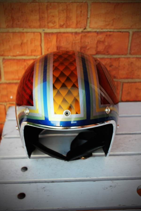 Custom helmet.