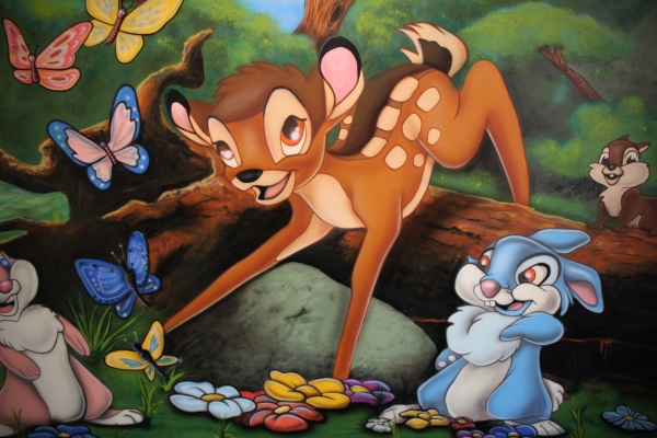 Bambi Mural - Cheekyairbrushing com au
