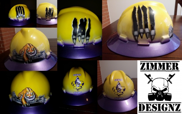 LSU hard hat