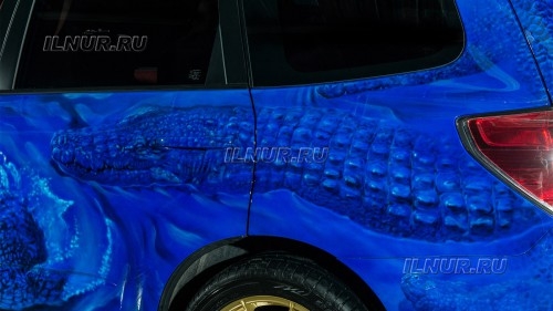 Blue crocodiles from Moscow! - Airbrush ILNUR RU