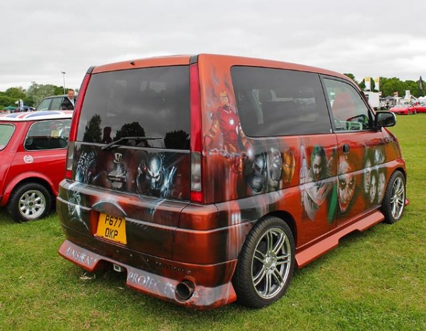 Bromley Pageant of Motoring 2013: Honda SMX with added airbrush art