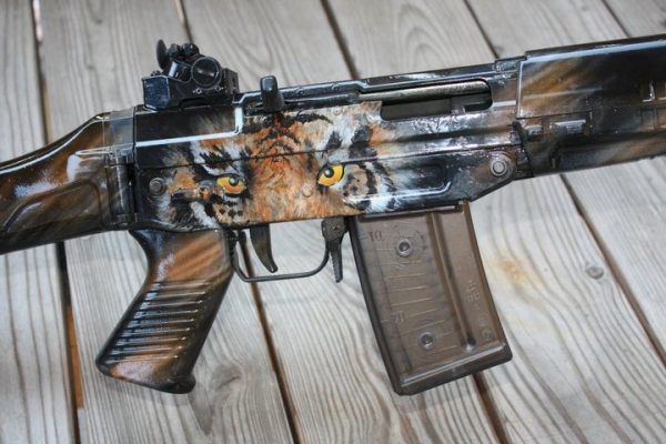 Sig Sauer 551 assault rifle (Switzerland) - Airbrush Artwoks