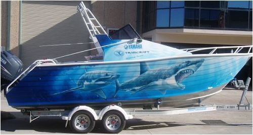 The EC P*A*T (Pro Airbrush Team) can professionally airbrush your watercraft