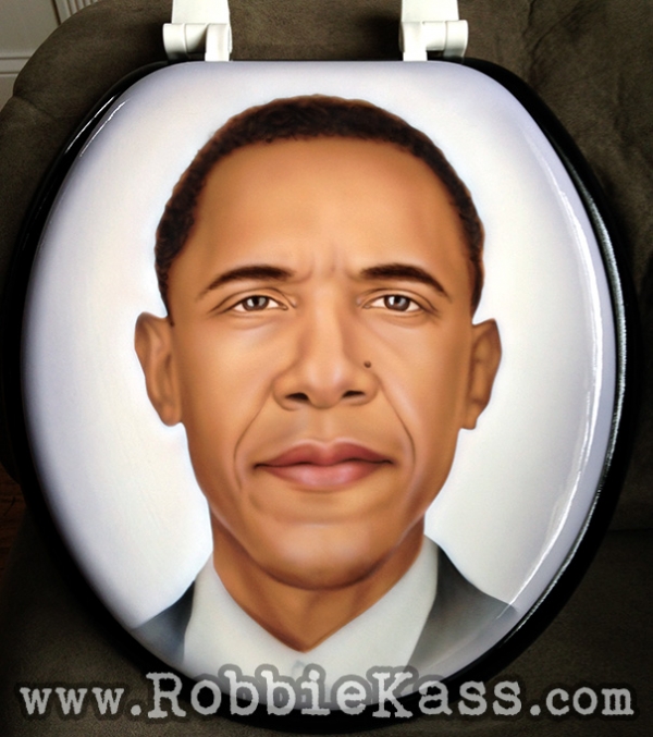 Barack Obama Airbrush | Robbie Kass