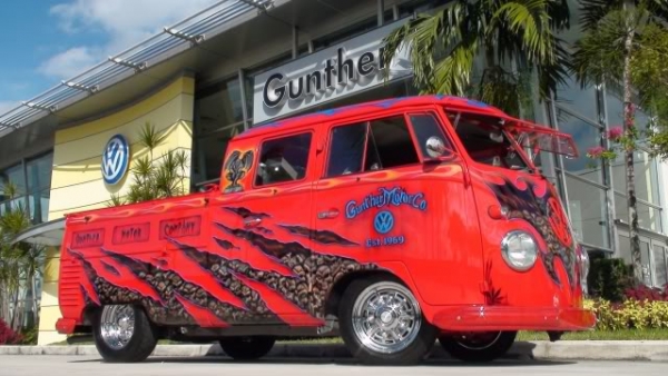 KilometerMagazine.com - Airbrushed Double Cab - Gunther style - Kustom Airbrush