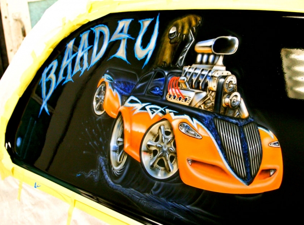 Airbrushed Murals and Graphics-Cars-Trucks