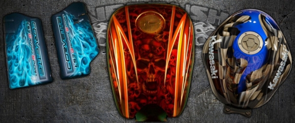 Airbrush Incorporated Inc | custom airbrushed artwork for your Corvette or Motorcycle