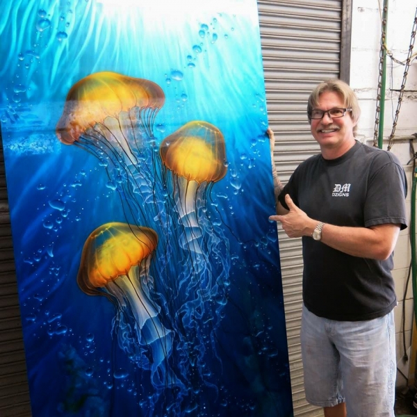 #FuriousAirbrush #RSS Feeds | Hawaii's Premier metal artist releases a series of VERY large originals on ground metal.