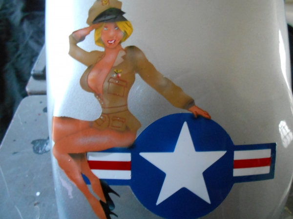 pin up on harley davidson