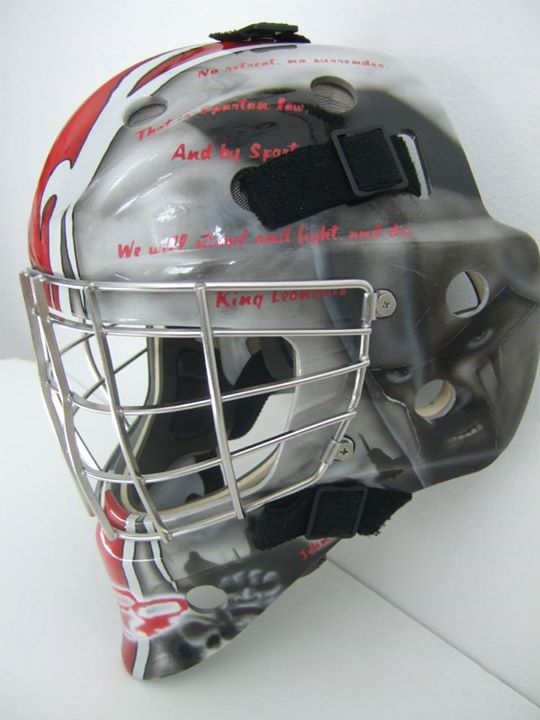 300 Goalie Mask - Airbrush Artwoks