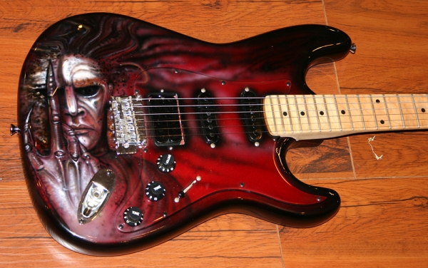 giger inspired guitar