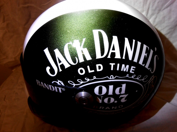 XXR helmet jack daniel's 
green candy