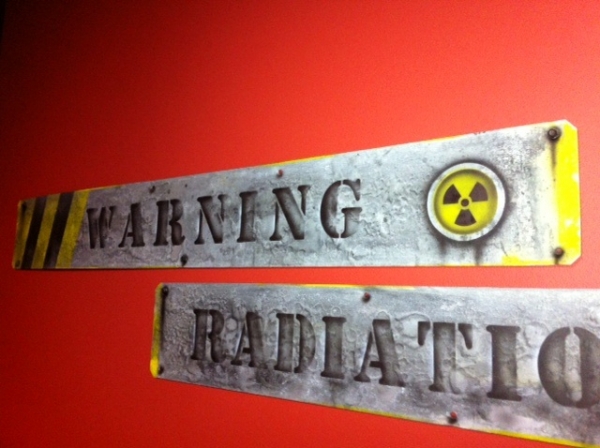 Sheet metal signs