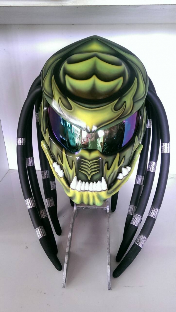 Art on helmet
 - Custom Helmet