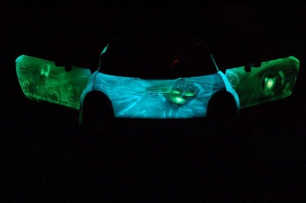 Glowing Car