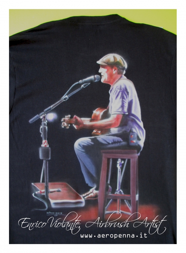 james taylor tribute, airbrush t-shirt