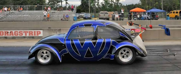 VW Dragcar- paint not wrap