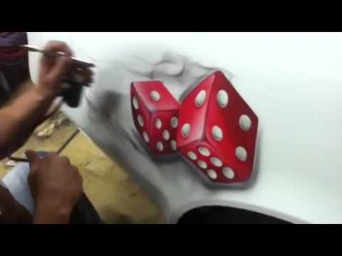 Russ!! here ya go! Dice with smoke 'how to' - Airbrush Forum