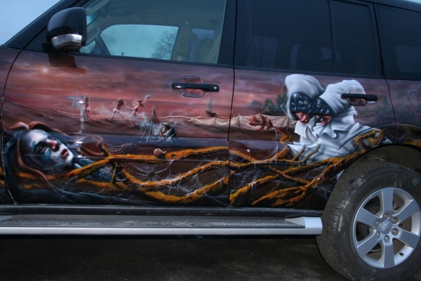 Custom Airbrush Paint On Cars