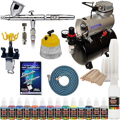 Iwata HP-CS Eclipse Airbrush System Kit Compressor Airbrush Paint Set