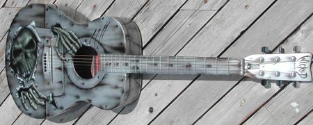 kustom painted acoustic