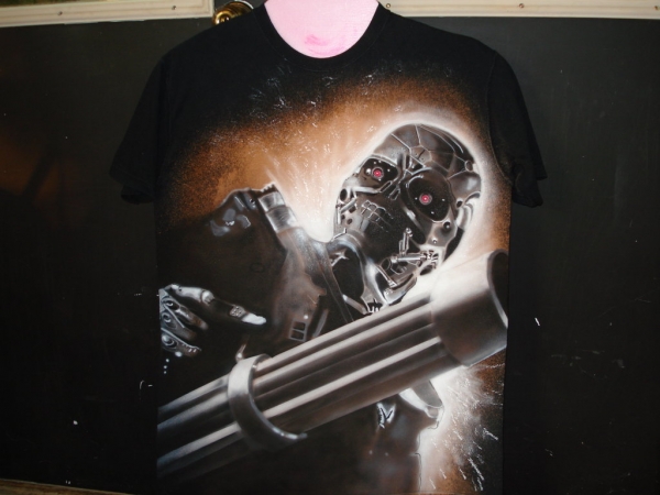 Terminatoron Tshirt by airbrush77 - Airbrush Artwoks