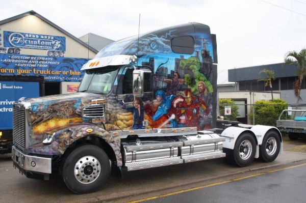 73 Gambar Airbrush Mobil Truk Terbaru