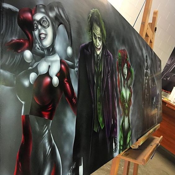 Airbrush panel DC Characters