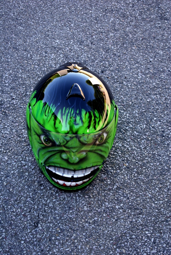 hulk motorcycle helmet - helmets