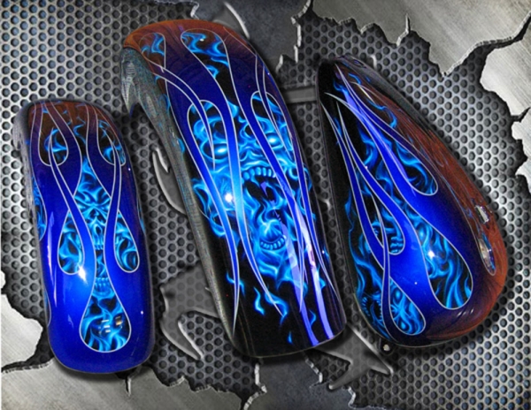 Airbrush Course on Painting Automotive Graphics and Special Effects.