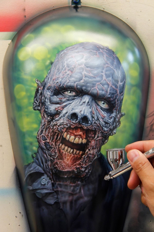  Scary  but awesome tank Just Airbrush 